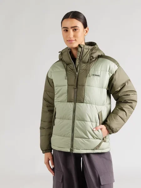COLUMBIA Zunanja jakna Pike Lake III kaki / pastelno zelena