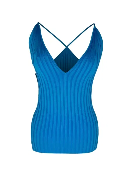 Top Galvan London tricotate albastru