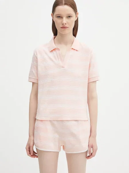 Sporty & Rich polo Src Terry różowy