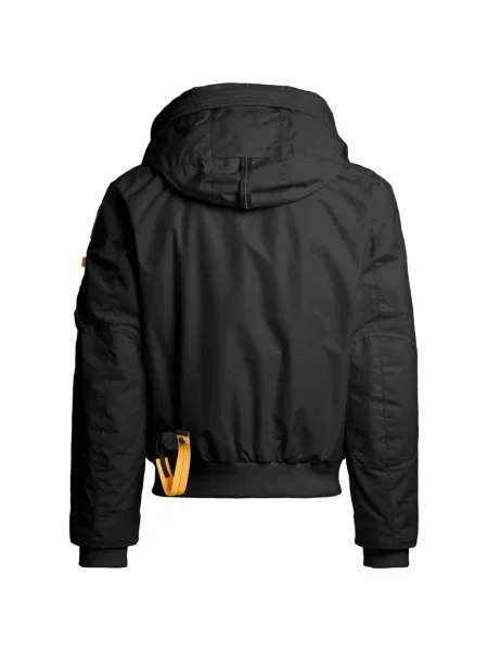 Geacă cu puf Parajumpers cu glugă negru