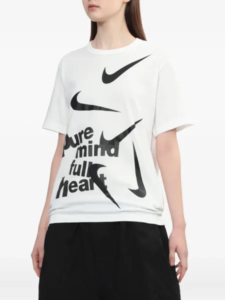 Tricou Black Comme Des Garçons cu imagine alb
