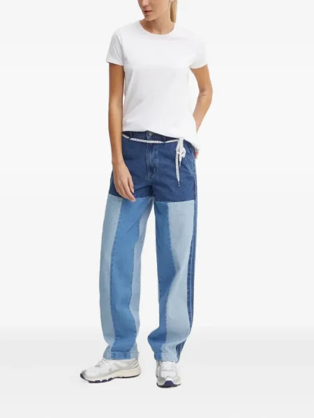 Pruhovaná džínová bunda Adidas s kapucí černá