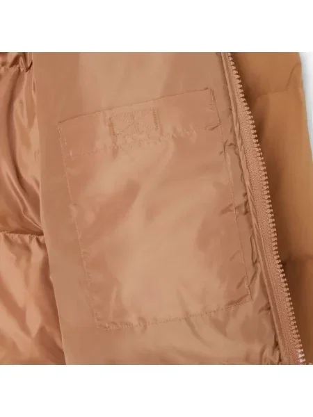 Lacoste Kurtka Z Kapturem Relaxed Fit Ciemnobrązowa brązowy