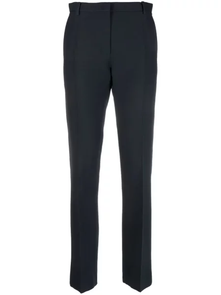 Pantaloni Valentino Garavani de lână albastru