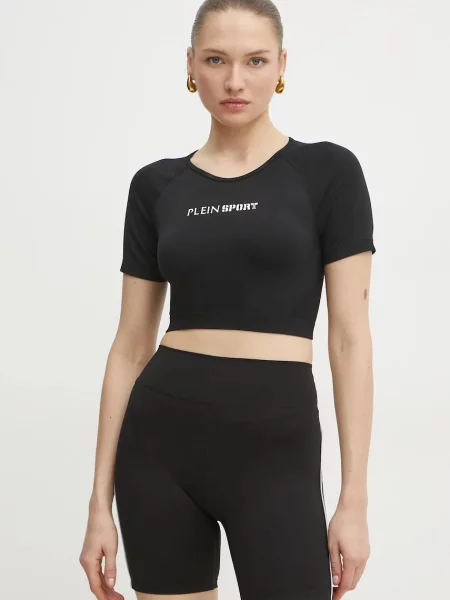 Тениска PLEIN SPORT SAEC черно