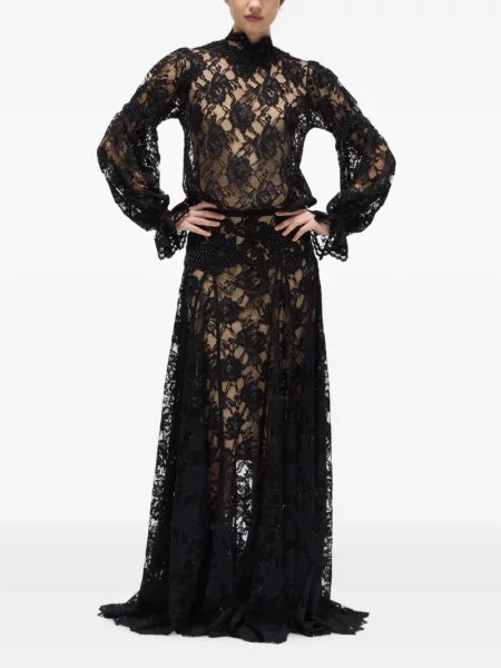Lung rochie maxi Giuseppe Di Morabito negru