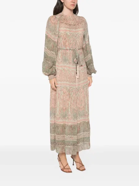 Rochie maxi Zimmermann cu imagine cu model paisley