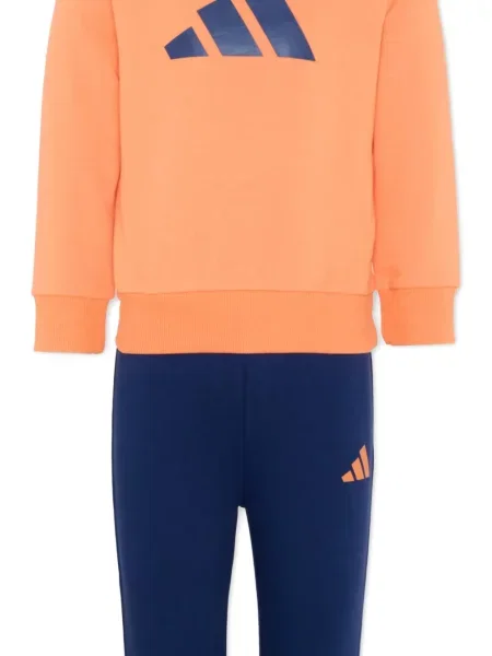 Komplet dresowy dziecięcy Adidas pomarańczowy