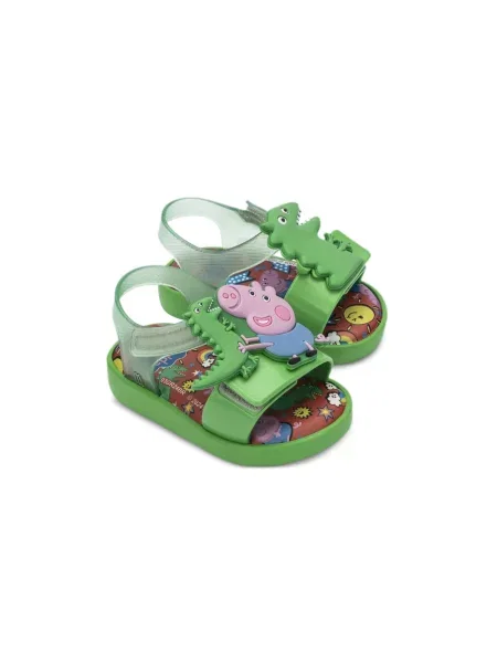 Sandały dziecięce Mini Melissa zielone