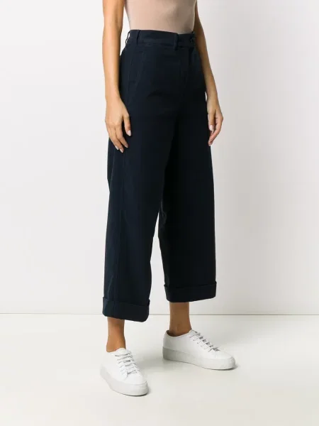 Cropp pantaloni Aspesi albastru