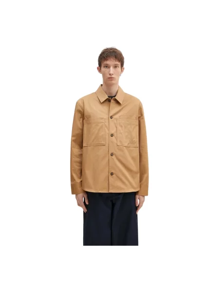 Kurtka koszulowa Maison Kitsune beżowa