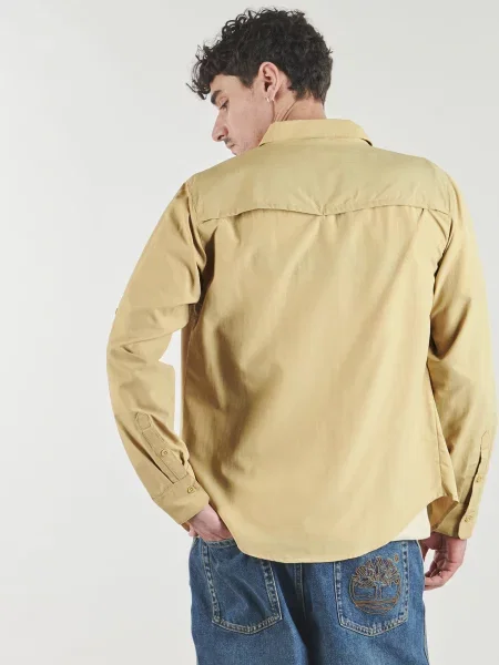 Cămașă The North Face cu mâneci lungi bej