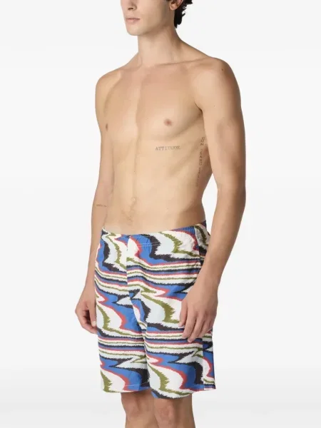 Slip de baie Missoni cu imagine alb