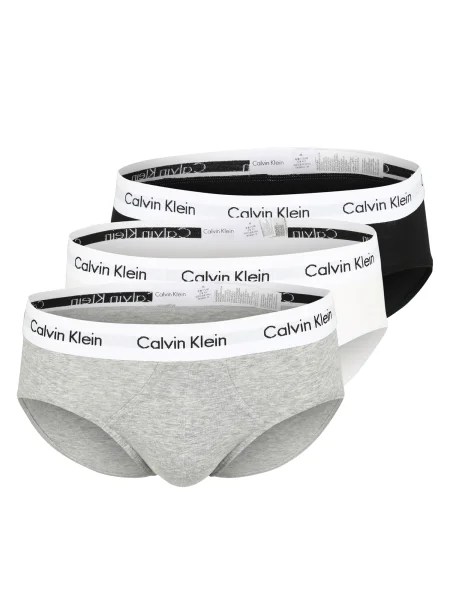 Calvin Klein Underwear Spodnje hlačke pegasto siva / črna bela