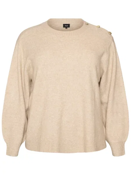 Zizzi Pulover CAVISTA taupe gri