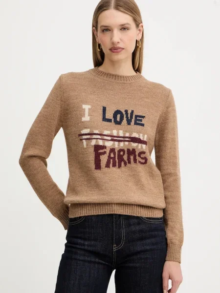 Weekend Max Mara geacă de puf CERBERO de iarnă oversize maro