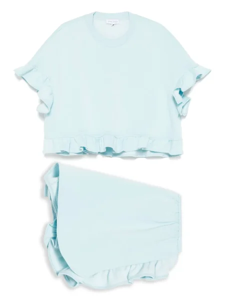 Pantaloni scurți Ioana Ciolacu albastru