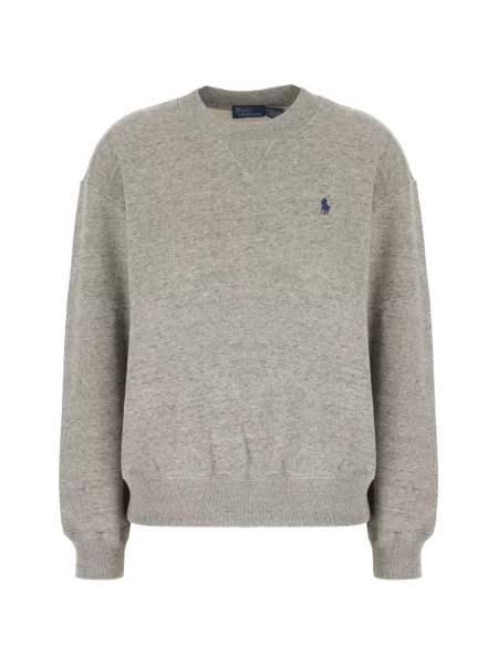 Pulover Polo Ralph Lauren cu decolteu rotund gri