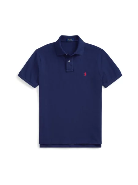 Polo Ralph Lauren polo granatowy gładki niebieska