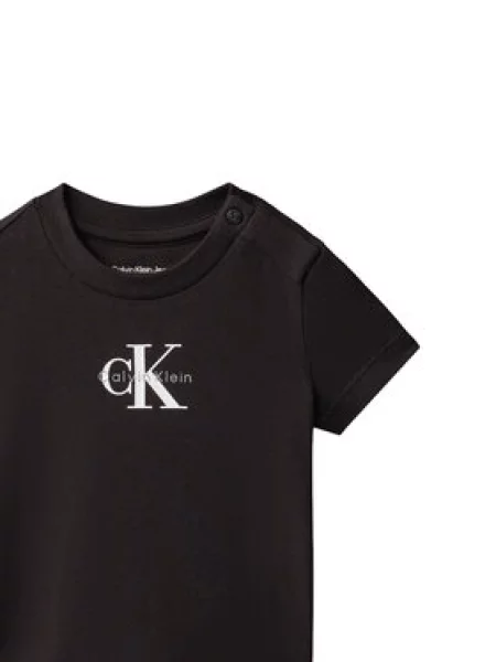 Dětské tričko Calvin Klein Jeans černé