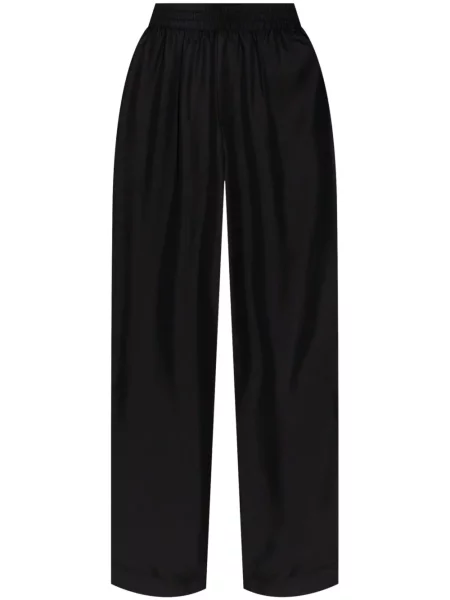 Pantaloni Lisa Yang de mătase negru