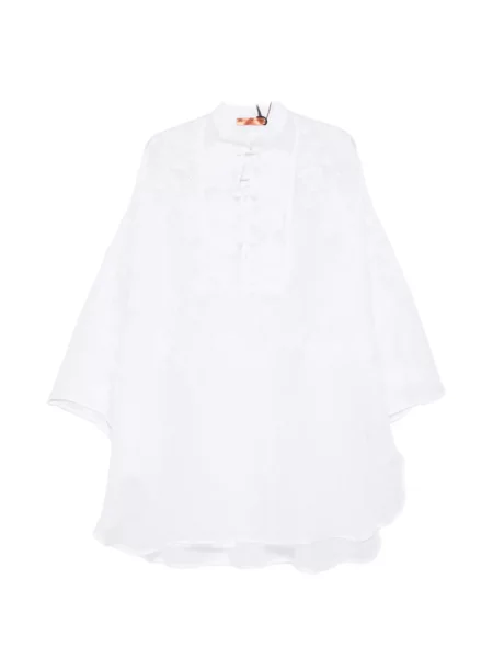 Rochie mini Ermanno Scervino din dantelă alb