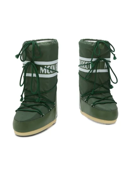 Dětské kotníkové boty Moon Boot zelené