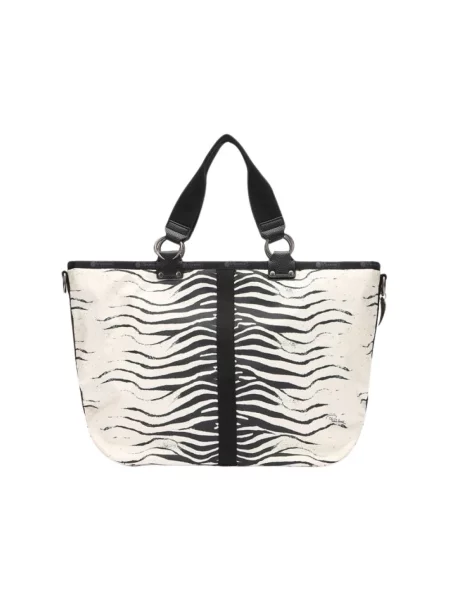 Torba Roberto Cavalli w zebrę czarna