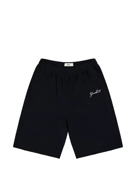 Bermude Gmbh cu broderie negru