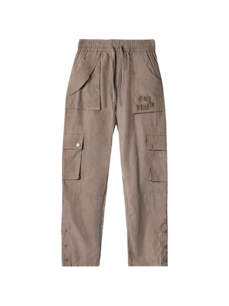 Pantaloni cargo Only The Blind cu broderie