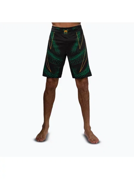 Tréninkové šortky Venum Matupa Fightshorts black/green/gold černé