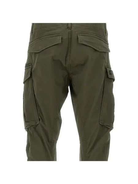 Pantaloni G-star Raw conici verde