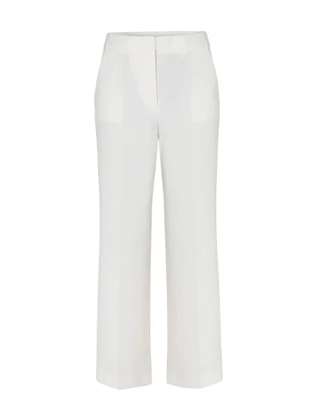 TATUUM Pantaloni cu dungă murdar alb