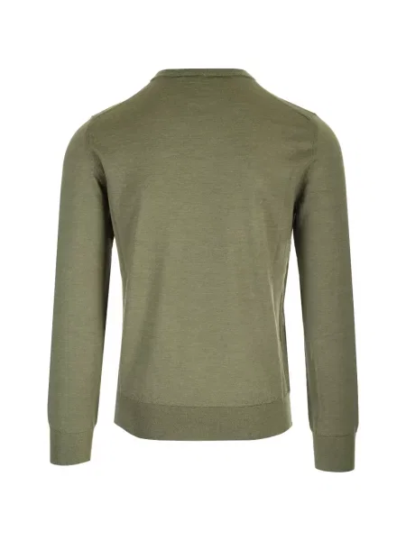 Pulover Al Duca D’aosta 1902 cu decolteu rotund verde