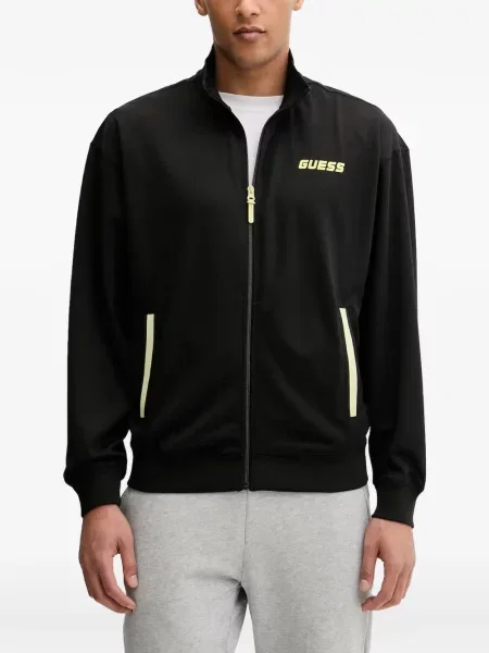 Pulover Guess cu imagine negru