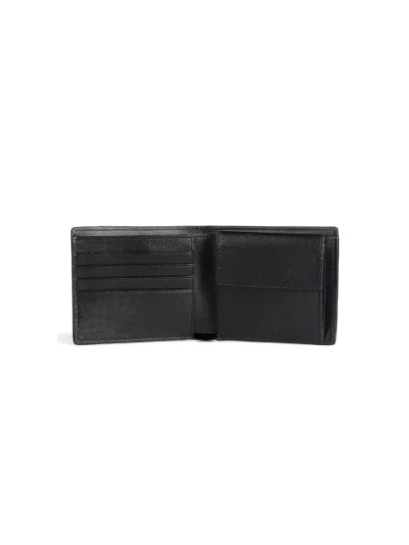 Portfel Michael Kors skórzany z logo czarny