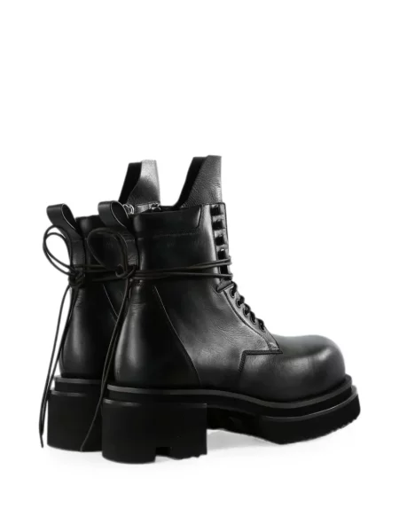 Μποτάκια Rick Owens με κορδόνια με πλατφόρμα με δαντέλα μαύρο