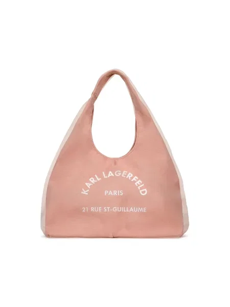 Geanta hobo Karl Lagerfeld roz