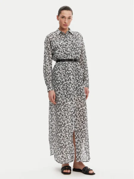 MICHAEL Michael Kors Rochie tip cămașă negru