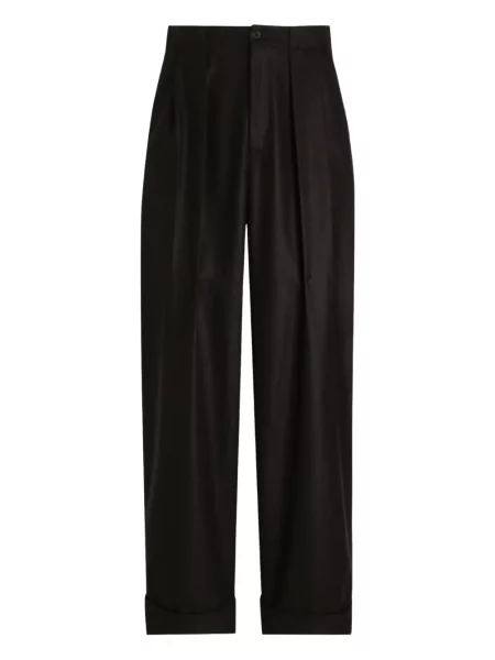Pantaloni Dolce & Gabbana de lână negru