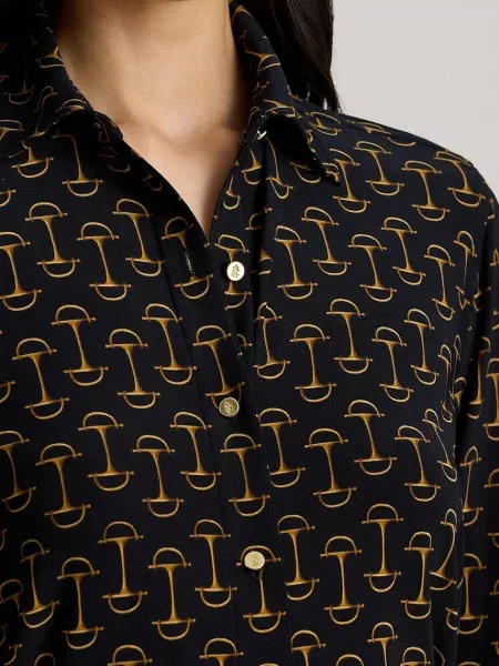 Сорочка Lauren Ralph Lauren regular класичний комір синій