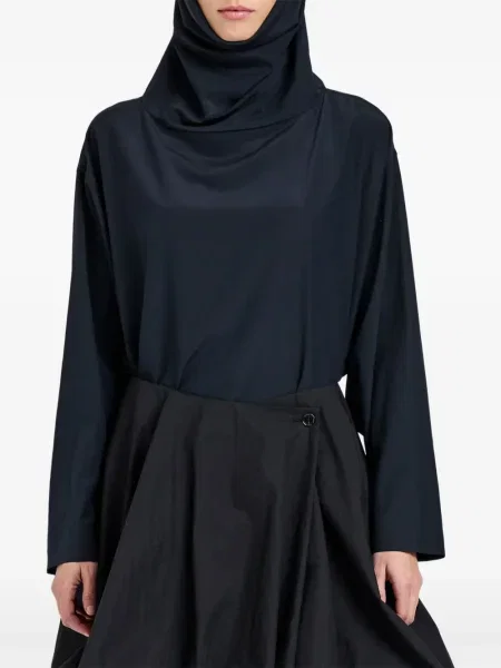 Tricou Proenza Schouler lung gri