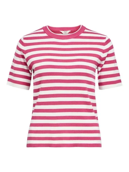 OBJECT Tričko OBJEster pink bílá