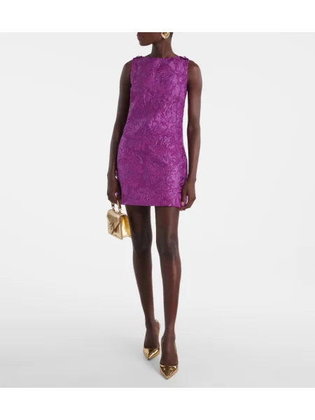 Rochie Dolce&gabbana cu model floral violet
