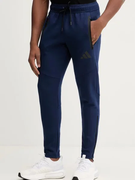 Adidas Performance spodnie sportowe granatowe