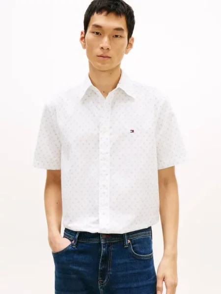 Tommy Hilfiger Cămașă TH FLEX alb
