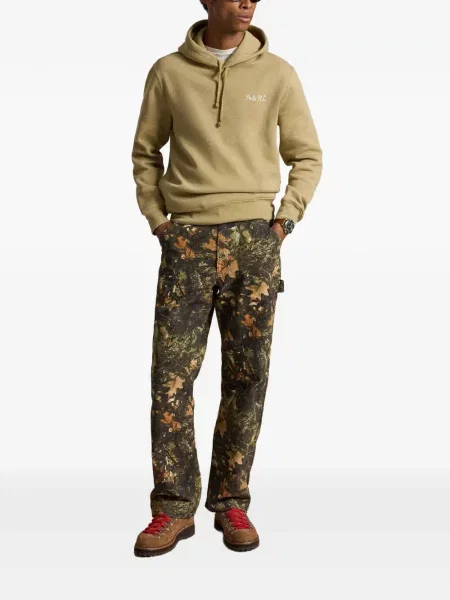 Δερμάτινο polo Polo Ralph Lauren με κέντημα μπλε