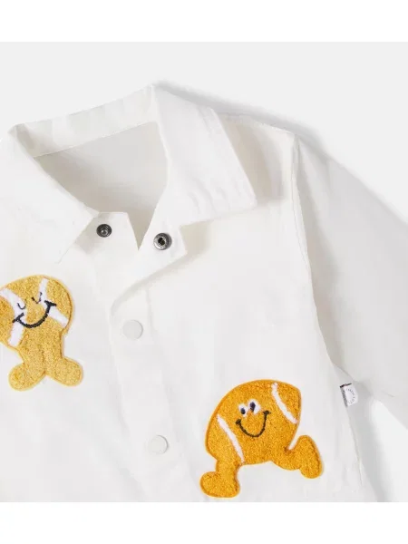 Džinsiniai marškiniai Stella Mccartney balta