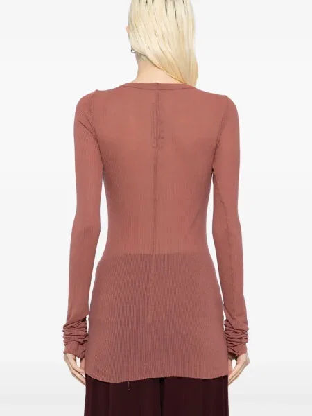 Top Rick Owens tricotate roșu