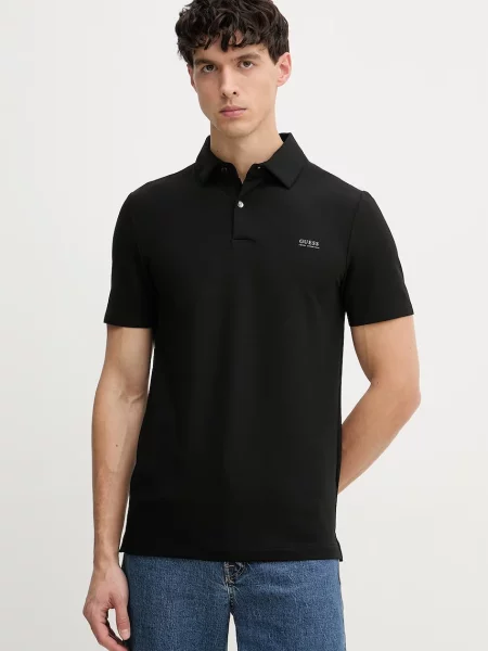 Guess polo bărbătesc negru